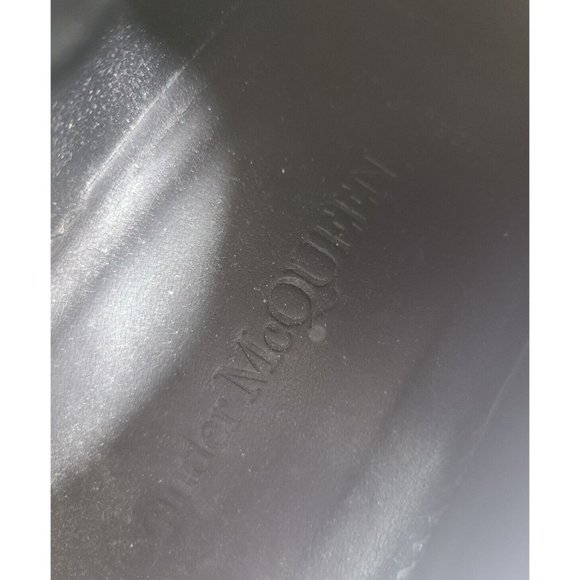 ALEXANDER MCQUEEN Black Suede Women's Tread Slick Platform Sneakers - 40 / 10 - Picture 7 of 10